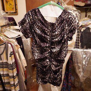 Beautiful St. John animal print shirt